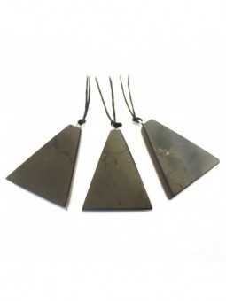 Shungite Necklace - Triangle